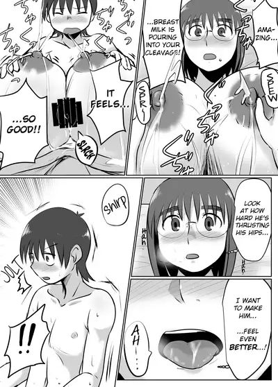 [Chichiyasu Factory (Chichiyasu)] Bonyuu Taishitsu na Bakunyuu Onna ga Oppai Play Suru to Kou Naru | Big Milky Titty Girl Gets Like This When You Play With Her Tits [English] [Digital]