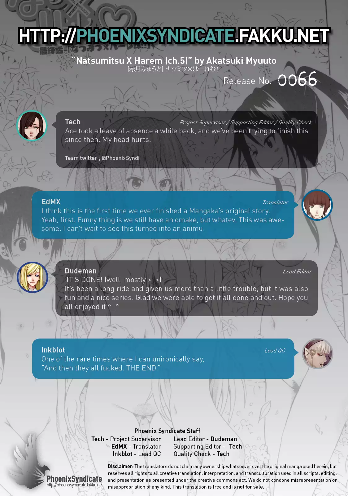 Natsumitsu x Harem! Ch. 1-5