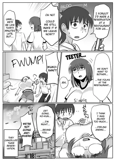 [Chichiyasu Factory (Chichiyasu)] Bonyuu Taishitsu na Bakunyuu Onna ga Oppai Play Suru to Kou Naru | Big Milky Titty Girl Gets Like This When You Play With Her Tits [English] [Digital]