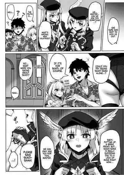 Chaldea Midsummer Vacation. Marrying and Mana Transferring with Bride Skadi