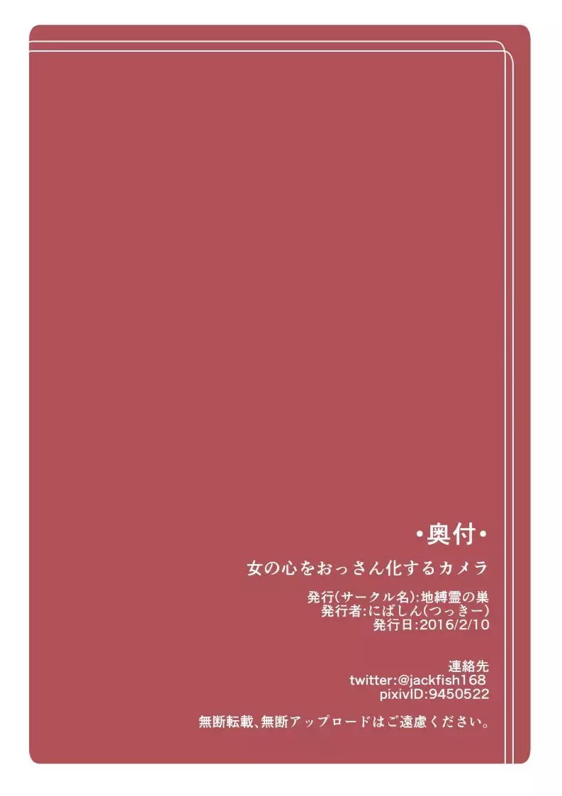 Onna no Kokoro o Ossanka Suru Camera