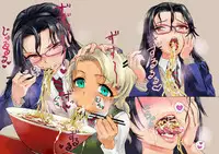 [Chitei no Nikuya (Dokiyuri)] Ramen-ya de ShokuSe. | 來去拉麵店大吃一精 [Chinese] [變態浣熊漢化組]