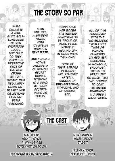 [Chichiyasu Factory (Chichiyasu)] Bonyuu Taishitsu na Bakunyuu Onna ga Oppai Play Suru to Kou Naru | Big Milky Titty Girl Gets Like This When You Play With Her Tits [English] [Digital]