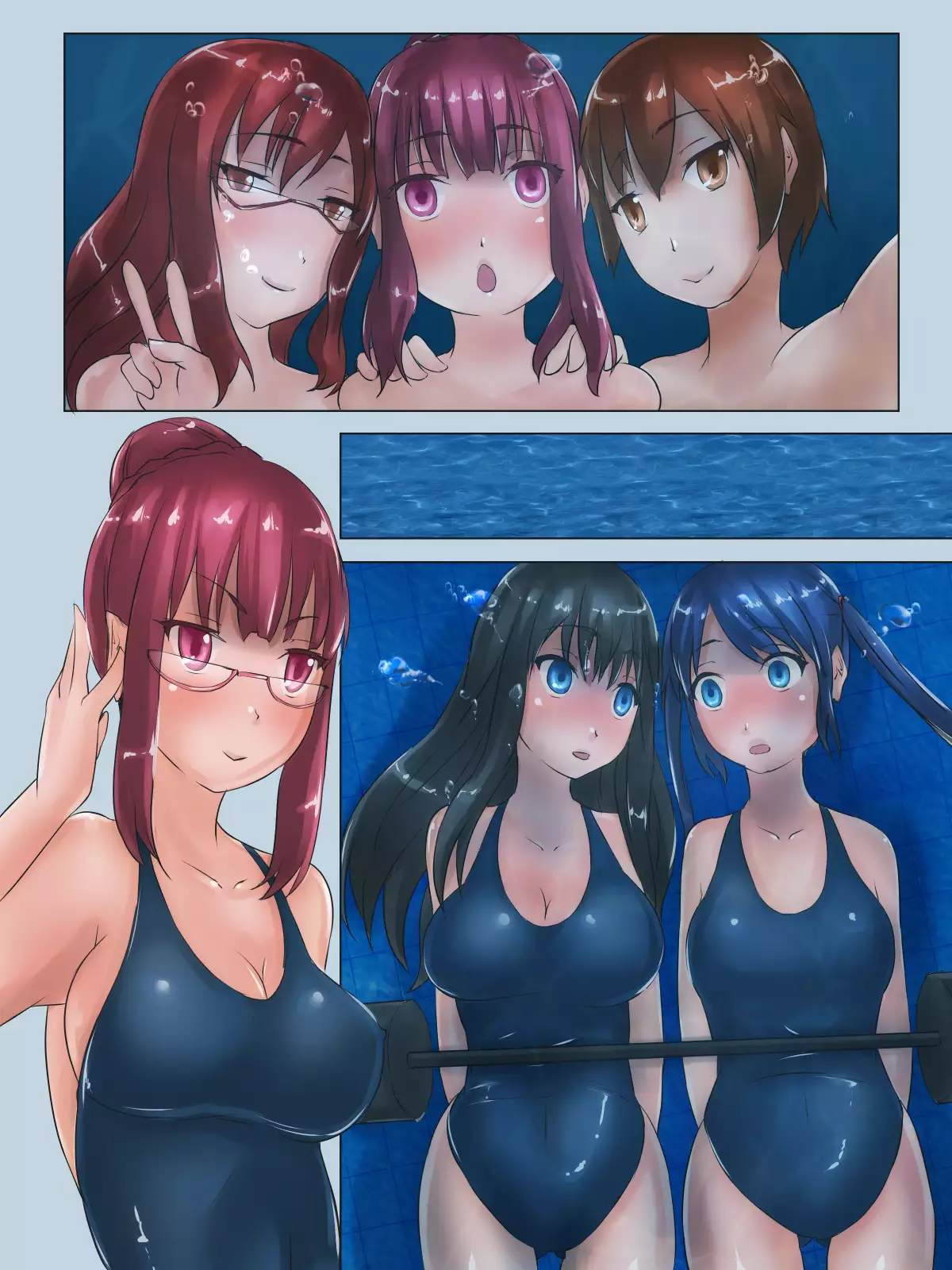 Suieibu no Manager wo Mizuzeme Kenshuu suru o wa