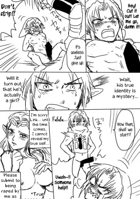 Link to Zelda ga Jun Ai Ecchi suru Manga