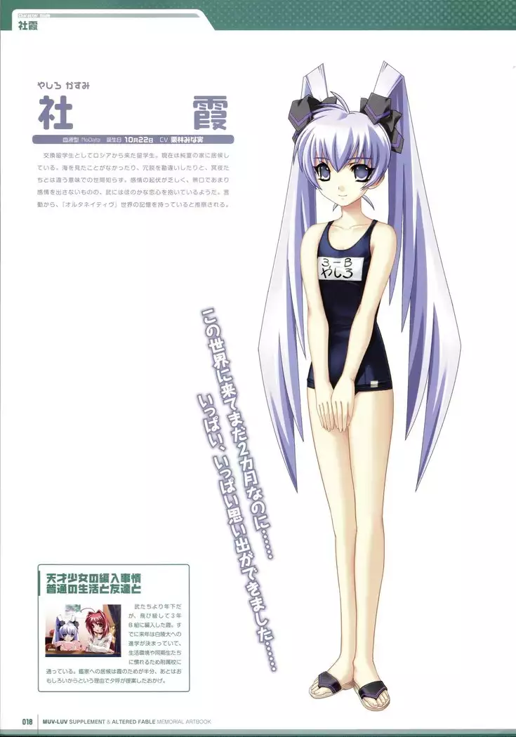 Muv-Luv Supplement & Altered Fable Memorial Art Book