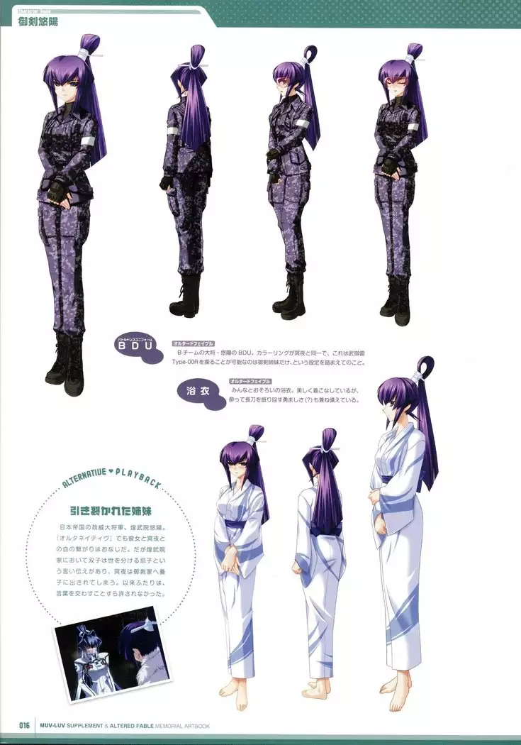 Muv-Luv Supplement & Altered Fable Memorial Art Book