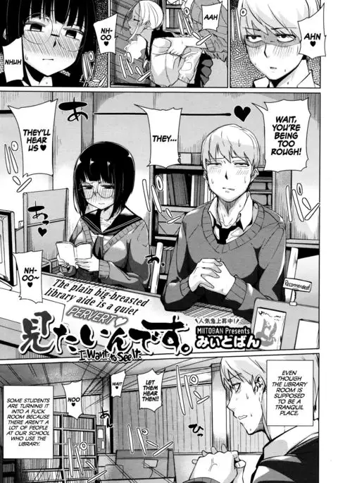 Mitain desu. | I Want to See It.