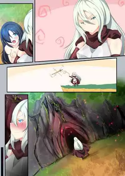 [やせうまロール]クールな女騎士に転生した元マゾ少女がねんがんの淫魔堕ちするまんが-邪悪温泉淫魔堕ち湯治-