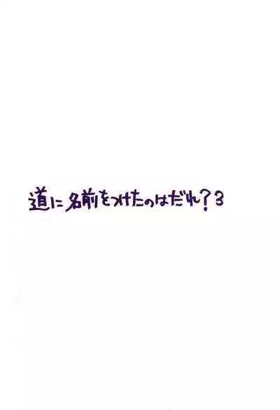 Michi ni Namae o Tsuketa no wa Dare? 3
