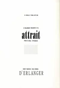 [D'Erlanger (Yamazaki Shou)] Attrait