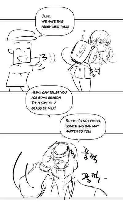 Carry a milk tank and deliver it