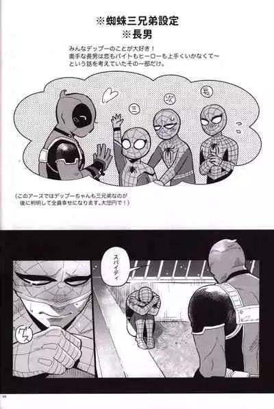 [Sanshoku no Niji (Mami)] Candy Assortment (Spider-man, Deadpool)