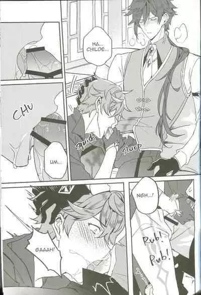 (megumignsn)The Intoxicated Harbinger and Archon (Genshin Impact)