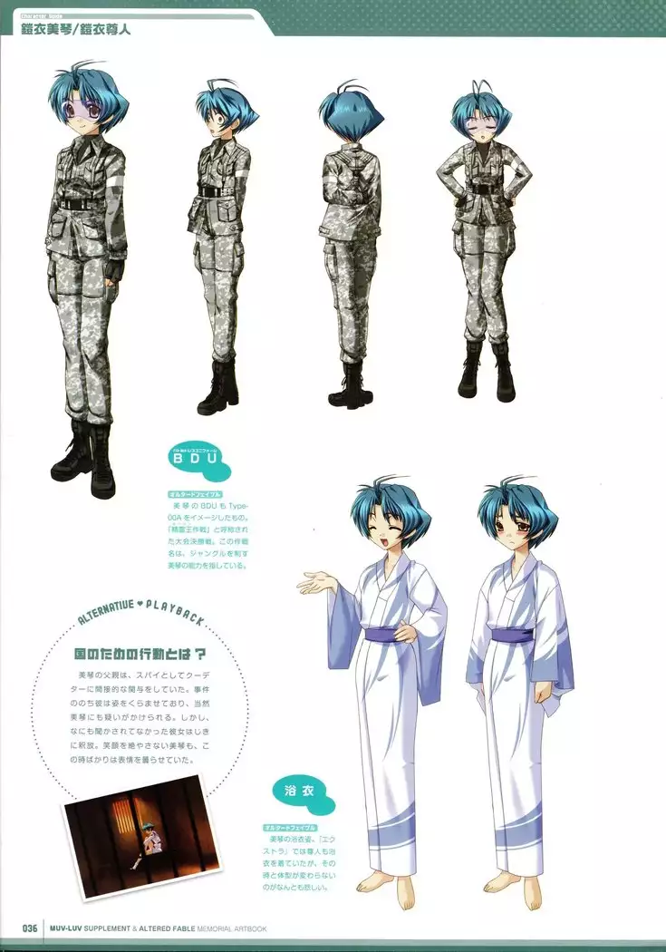 Muv-Luv Supplement & Altered Fable Memorial Art Book