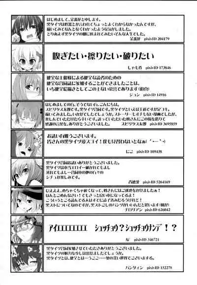 Touhou Kuro Tights Goudou