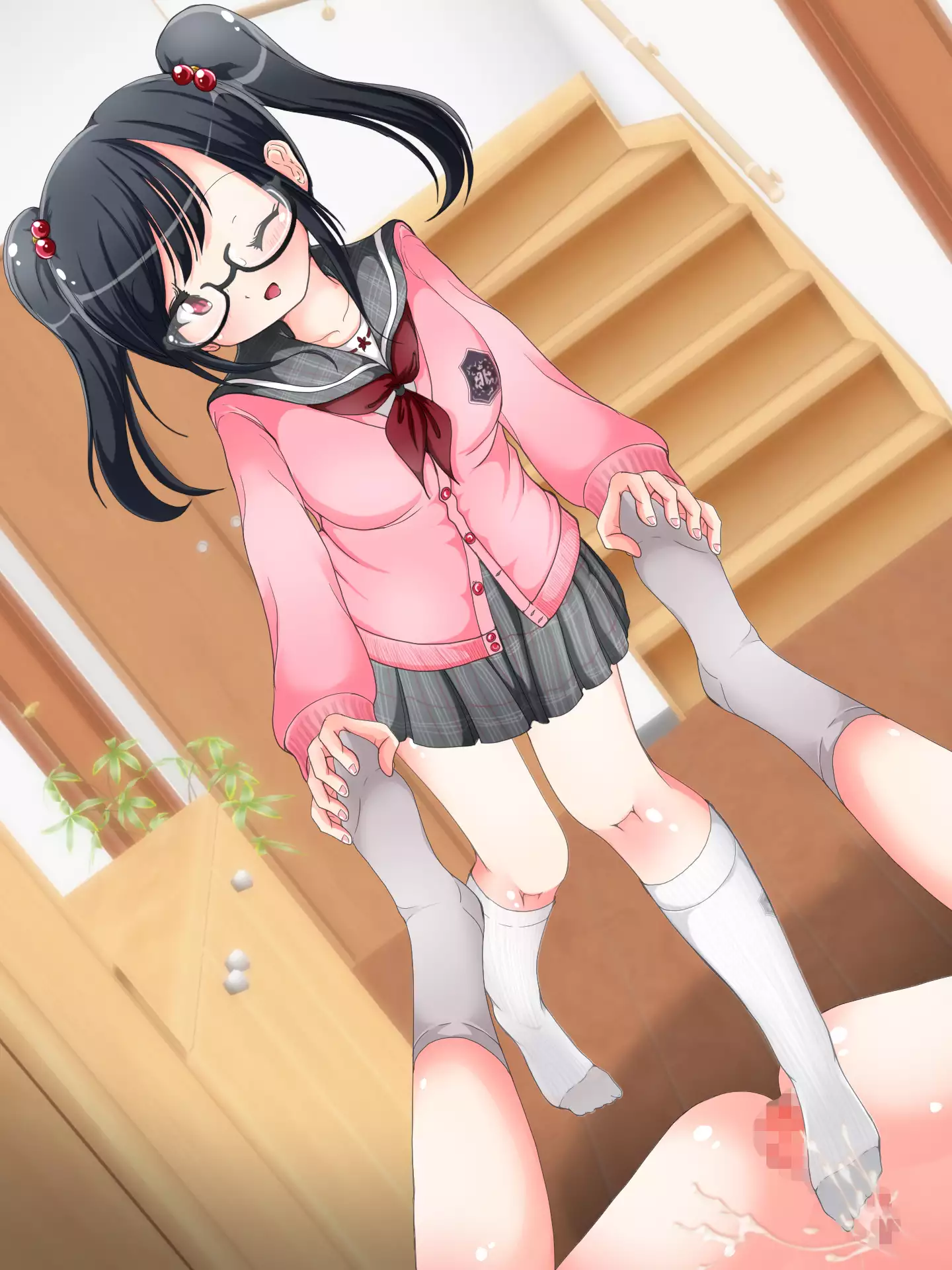 Ashi de Nando mo Choukyou Sarechau!! Aki no Seifuku Kaikan Ashikoki