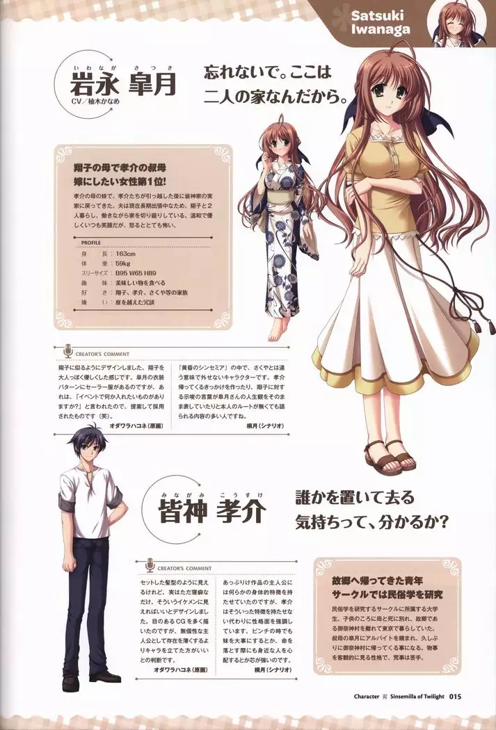 Tasogare no Sinsemilla Official Visual Fan book