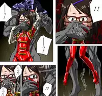 Soft Ryona of Clone Futanari glasses child combatant