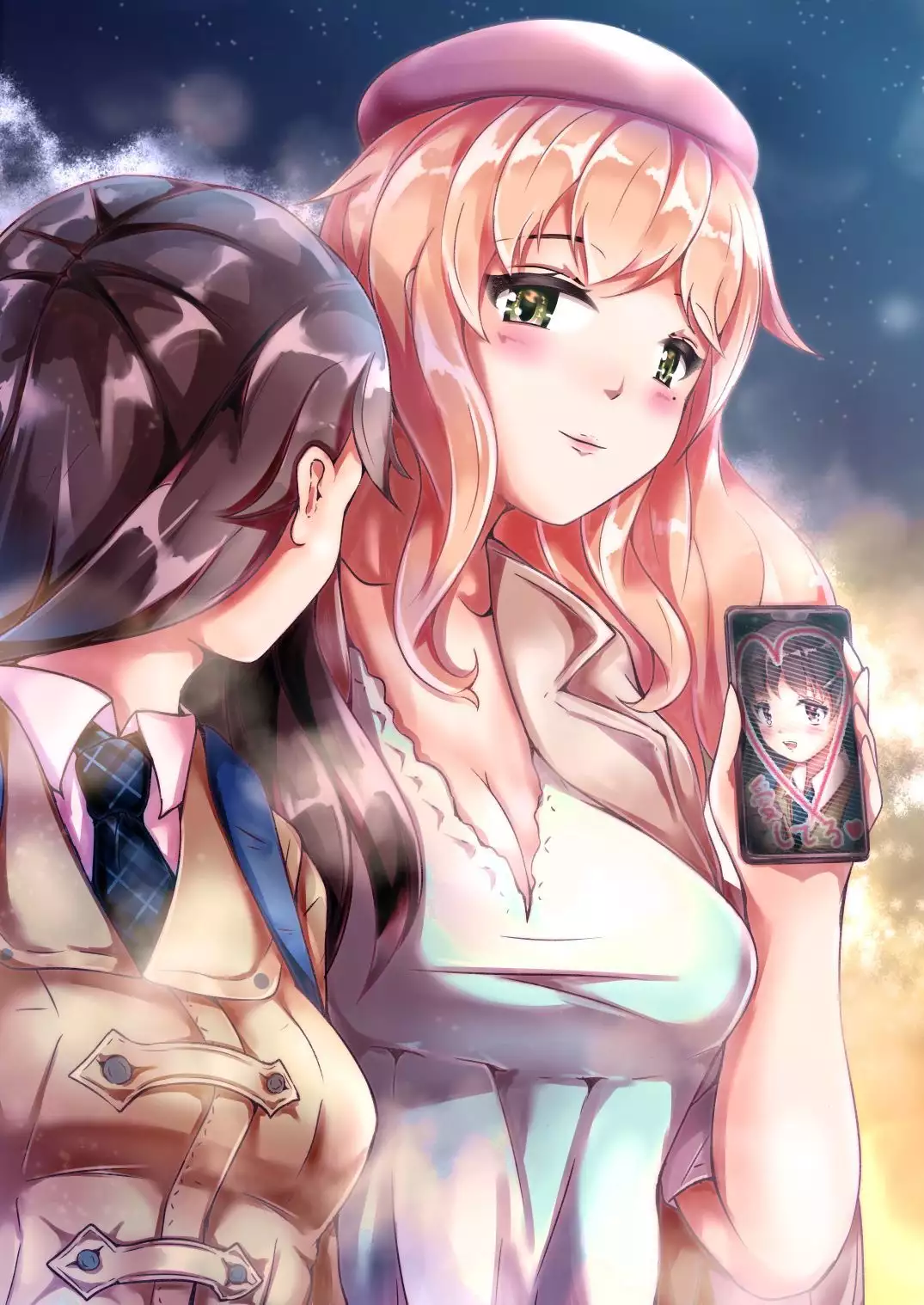 Lovers. Wheel: Amantoj Okuloj