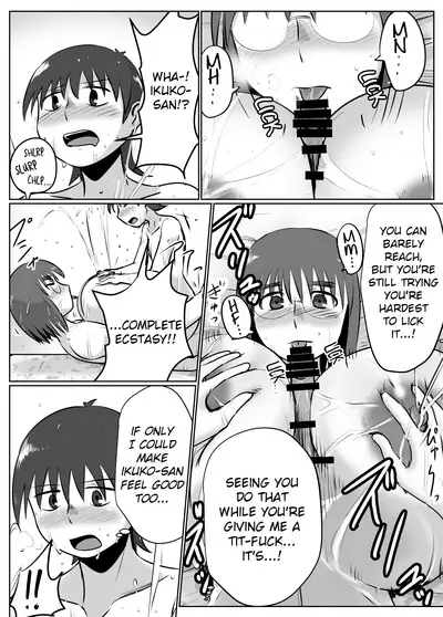 [Chichiyasu Factory (Chichiyasu)] Bonyuu Taishitsu na Bakunyuu Onna ga Oppai Play Suru to Kou Naru | Big Milky Titty Girl Gets Like This When You Play With Her Tits [English] [Digital]