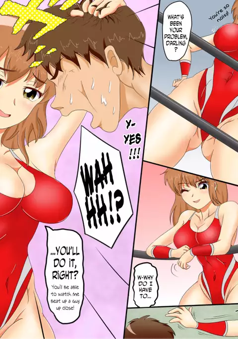 Fiancee is a mixed wrestler