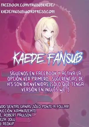 Cuando sientas ganas sólo ponte a follar