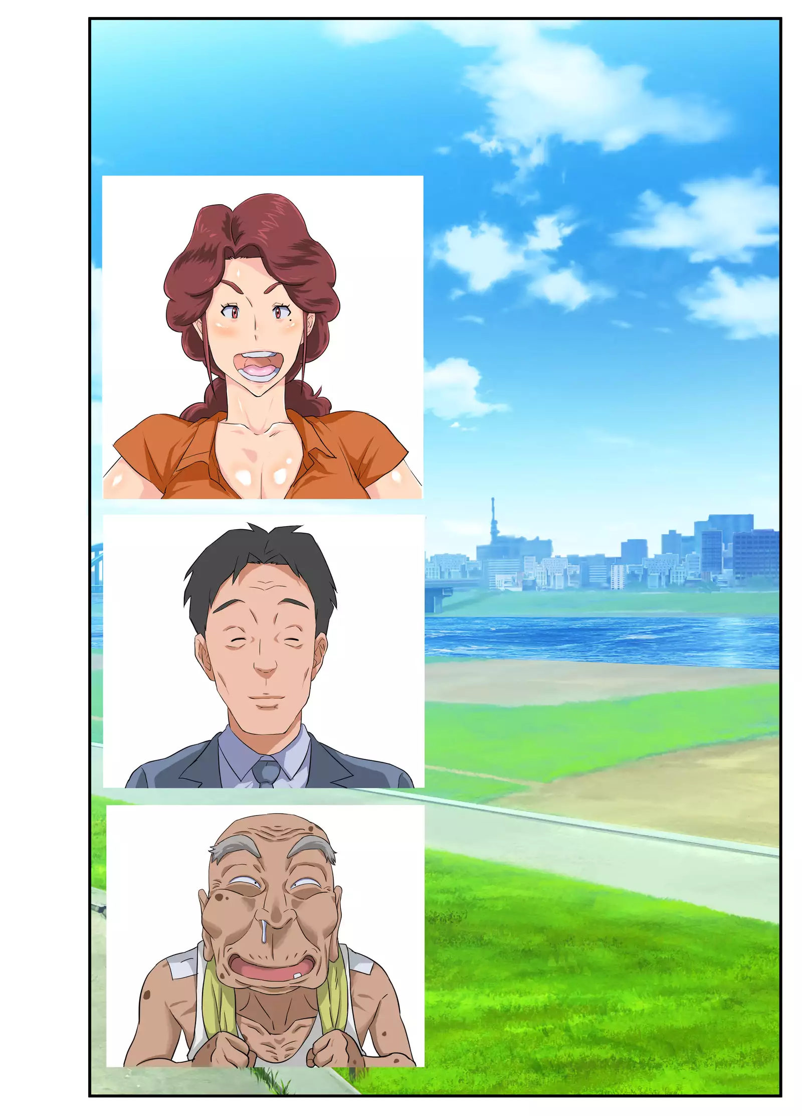 Kyojiri Tsuma Keiko to Zetsurin! Sukebe Jii.