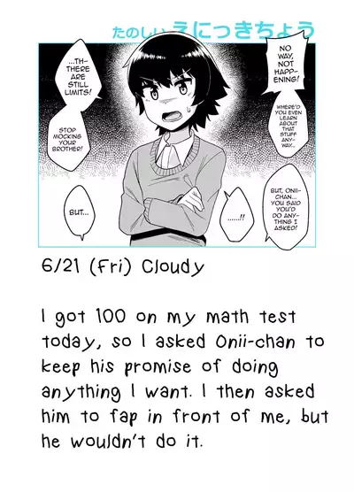 Onii-chan Choukyou Nikki