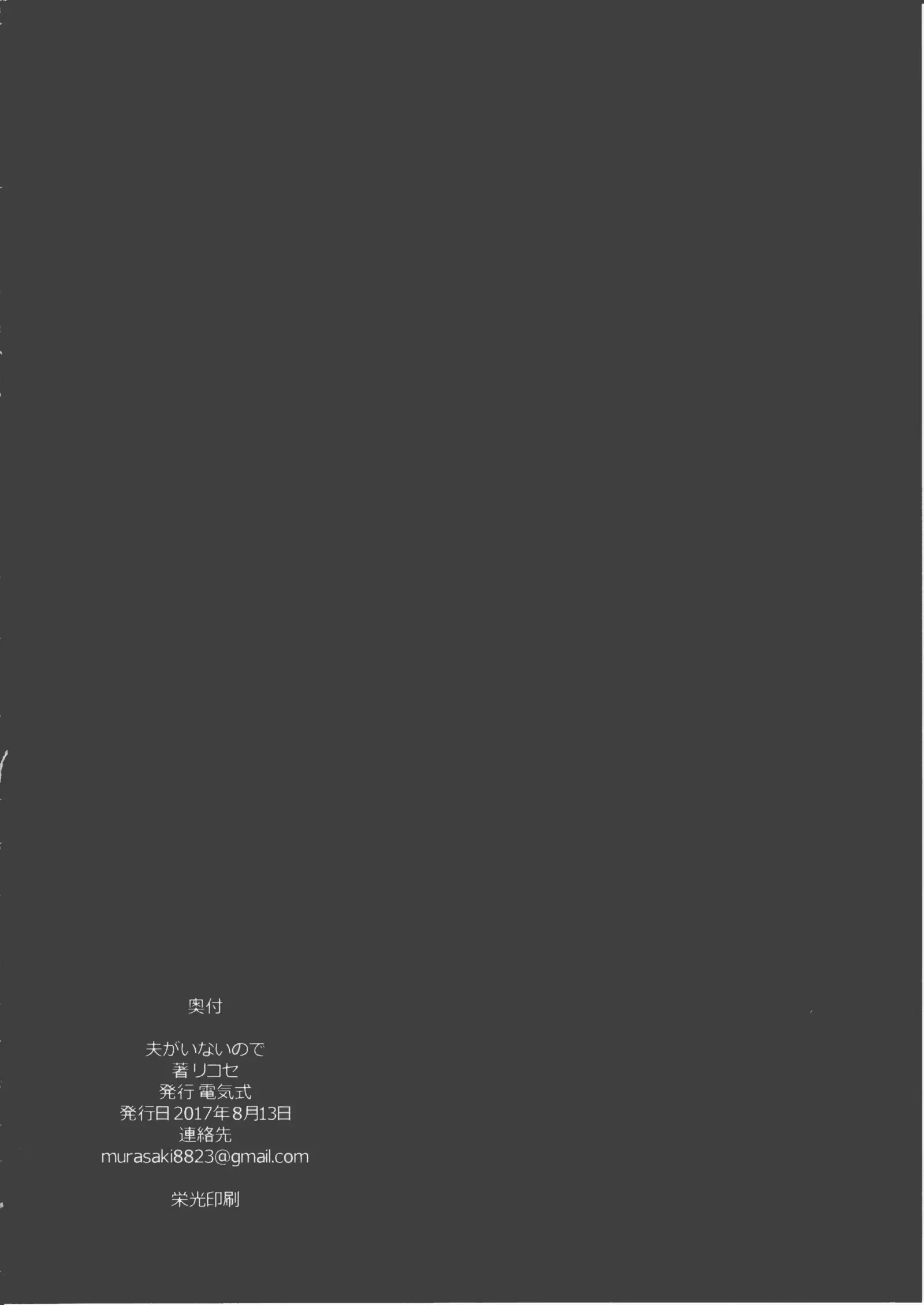 Otto ga inainode/ denki-shiki