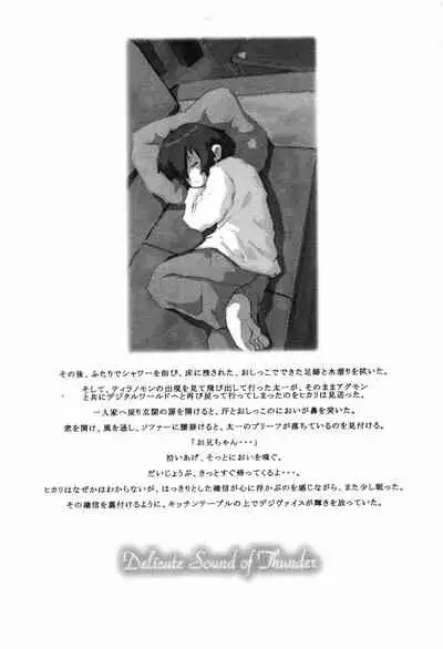 (Puniket 10) [COUNTERPARTS (Gabagobogebe)] Delicate Sound of Thunder (Digimon Adventure)