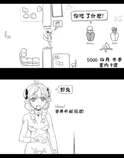 [irreversible/dogville] [망가]림월드 생존일지 -2- ｜龙人坏女孩 -02-【Rimworld漫画】[很丑很丑的马芬(机翻)]