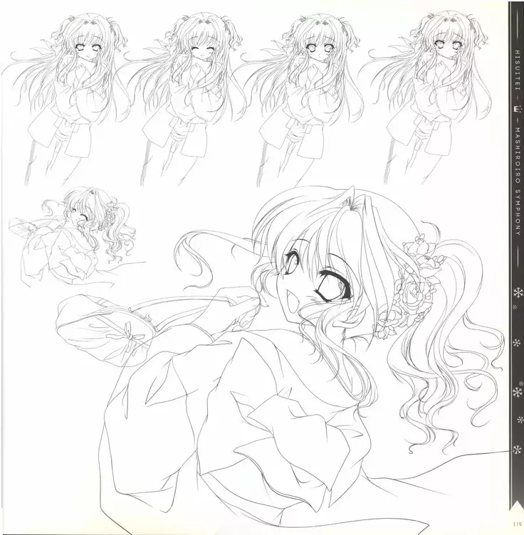 Mashiro-Iro Symphony illustration art book