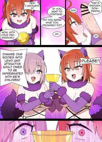 FGO Brainwashing Singularity Gudako & Mashu Bimbofication