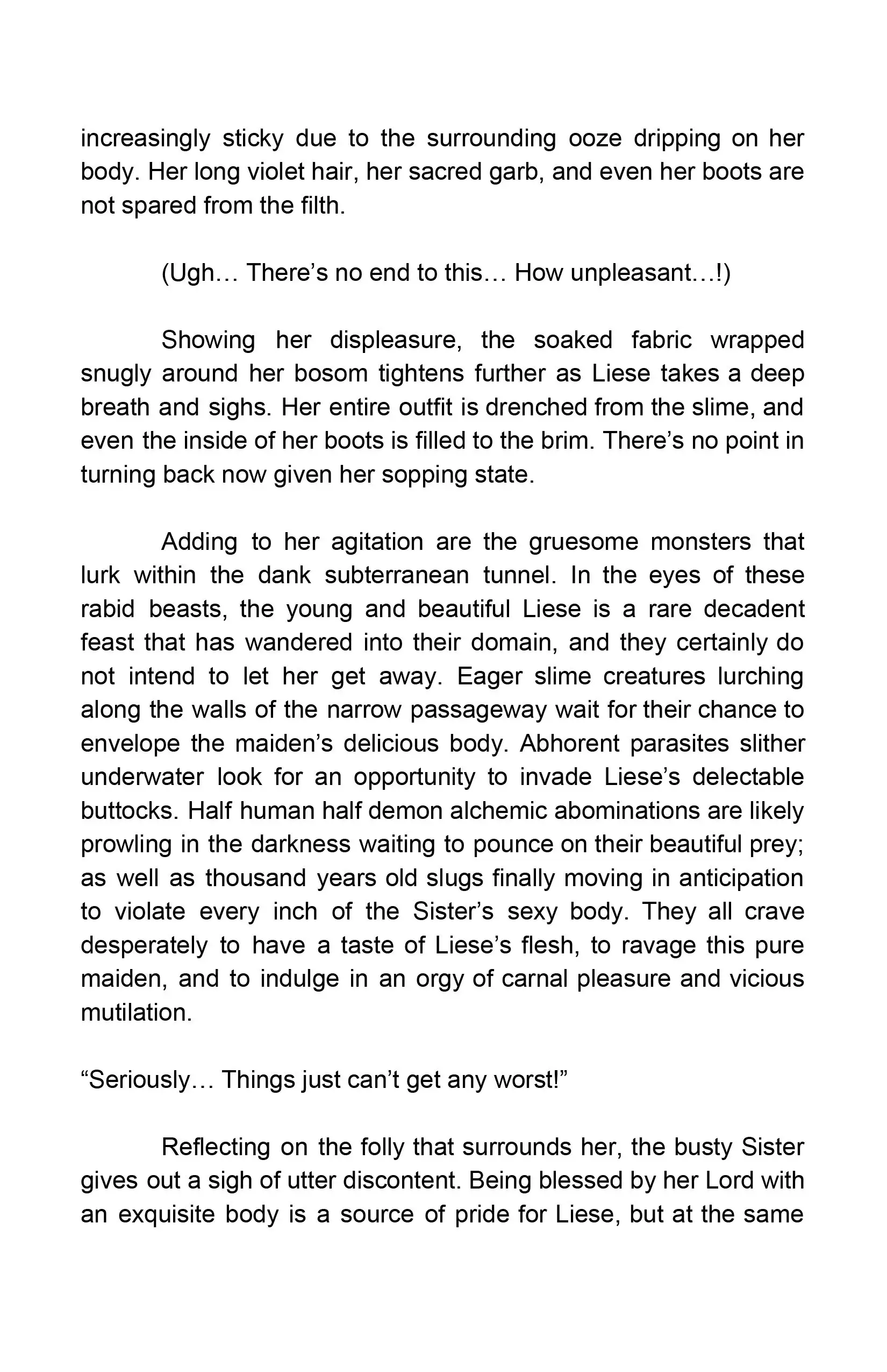 Liese Within the Hellish Slimy Prison: Appetizer