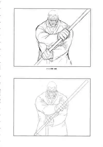 Hanachirasu - Initial Sketches and Unprocessed Illustrations - Selection