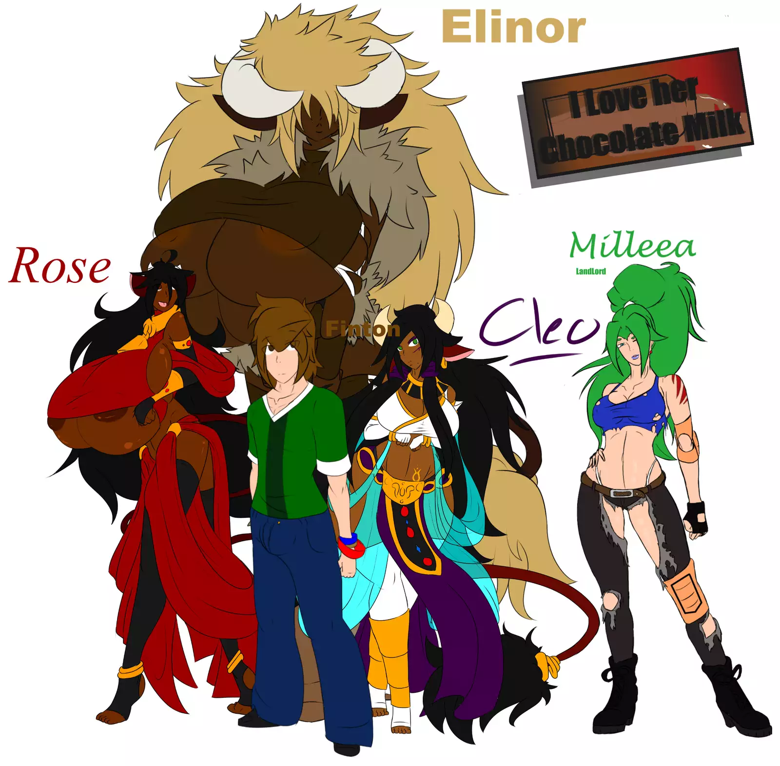 I love her chocolate milk CH.1